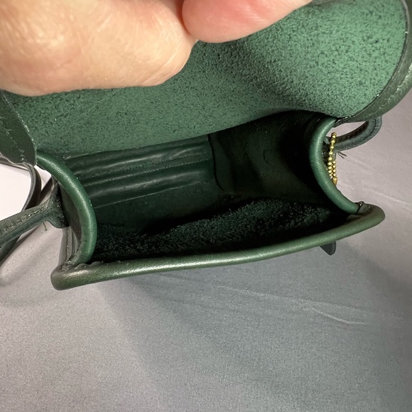 Coach Scooter Bag 9893 bottle green leather vintage - Picture 9 of 12